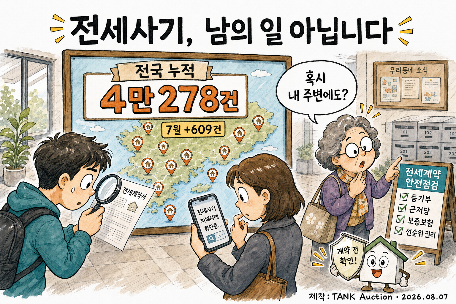 전세사기, 남의 일 아닙니다