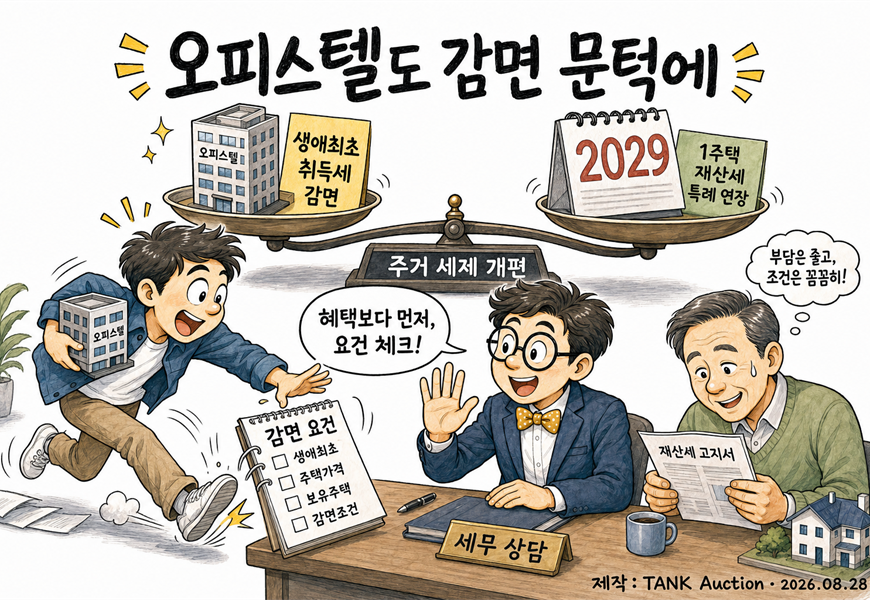 오피스텔도 감면 문턱에