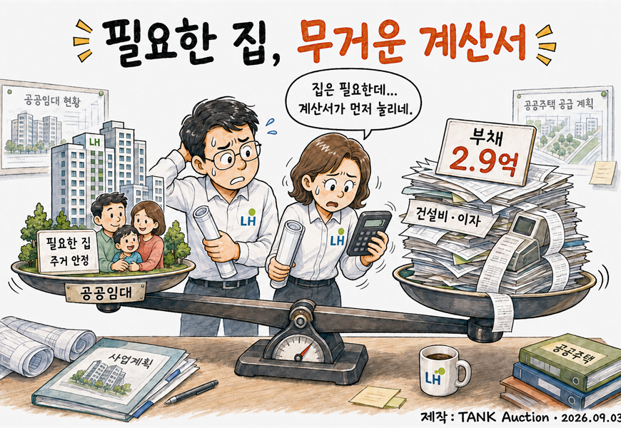 필요한 집, 무거운 계산서