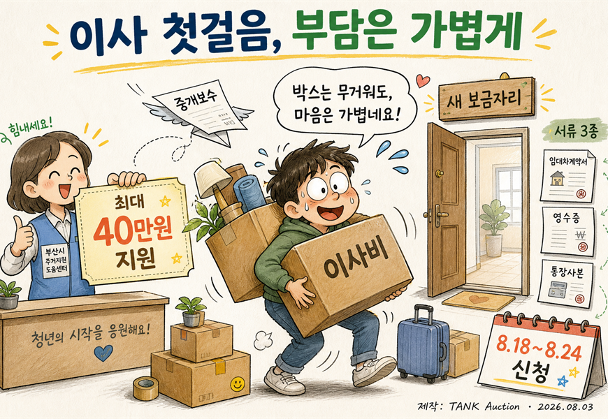 이사 첫걸음, 부담은 가볍게